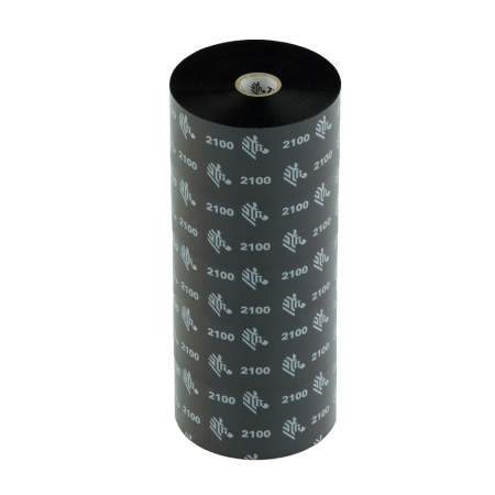 Красящая лента (Риббон) Zebra 2100 Wax (156mm x 450m, wax, втулка 1